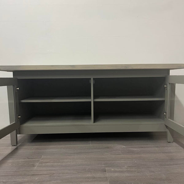 Barn Wood TV Entertainment Stand