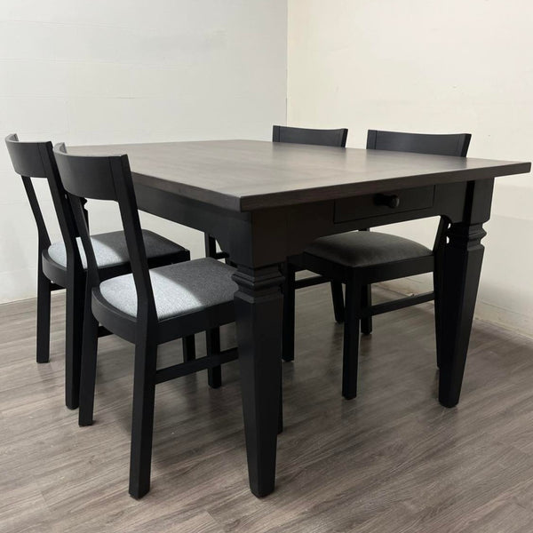 Cast Black Dining Set