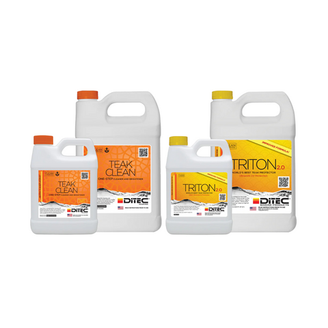 Teak Clean & Triton Teak Shield Set