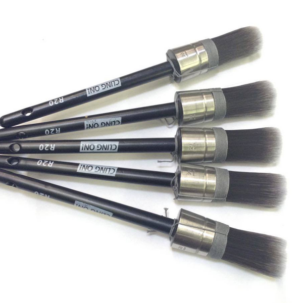 Cling On Round Paint Brushes