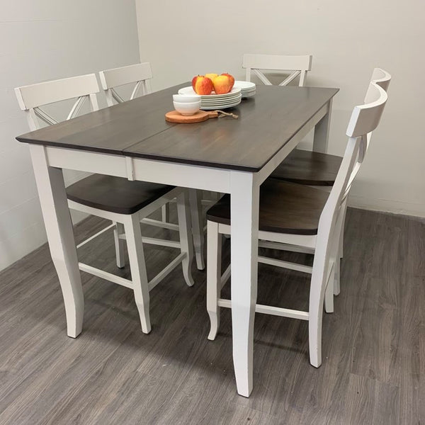 7 Piece Maple Counter Height Dining Set