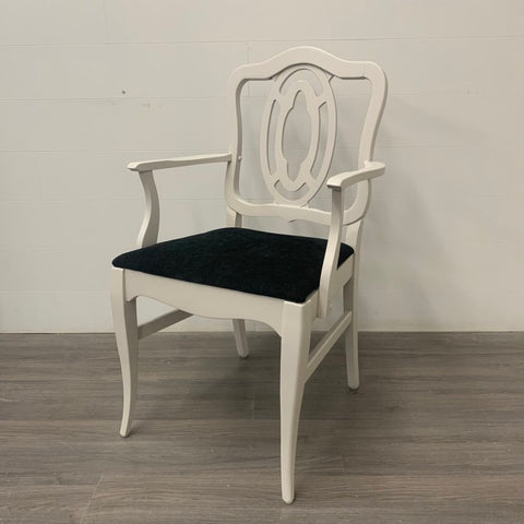 Bone White Arm Chair