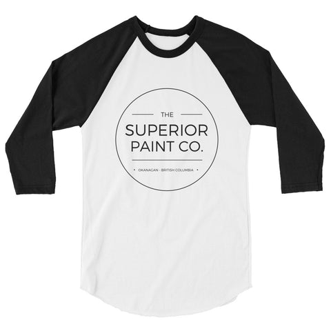 Superior Paint Co. 3/4 sleeve raglan shirt